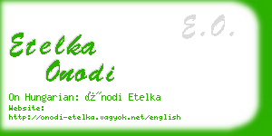 etelka onodi business card